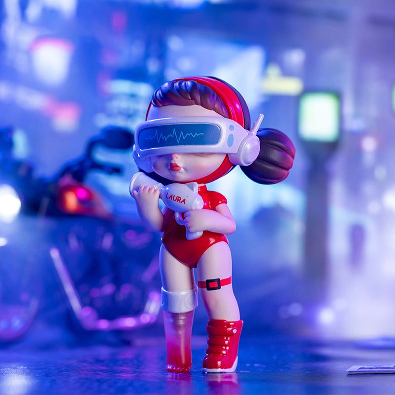 Mô hình đồ chơi Blind box Laura Cyberpunk Series ( Laura Khoa Học ) TOYCITY