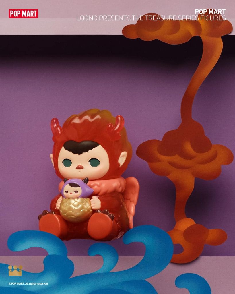 Mô hình đồ chơi Blind box Loong Presents The Treasure POP MART
