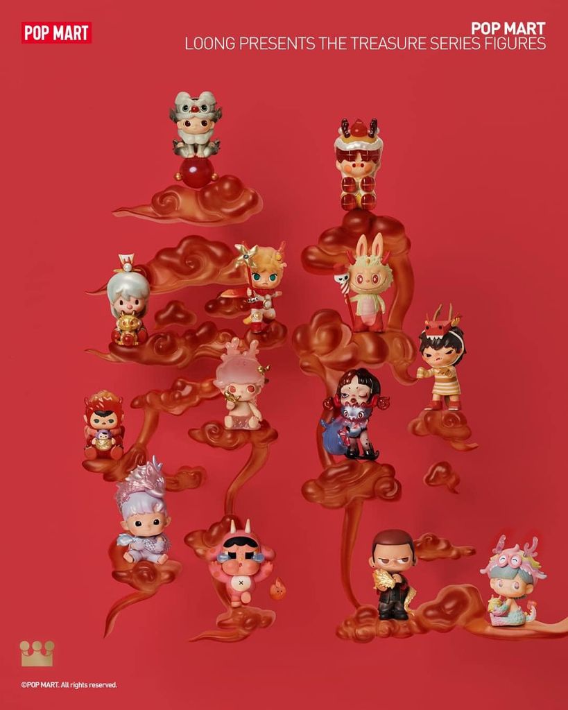 Mô hình đồ chơi Blind box Loong Presents The Treasure POP MART