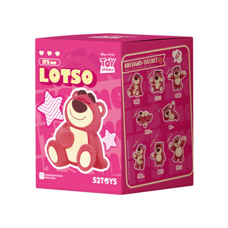 Mô hình đồ chơi Blind box Lotso It's Me Series 1 ( Gấu Dâu ) 52TOYS