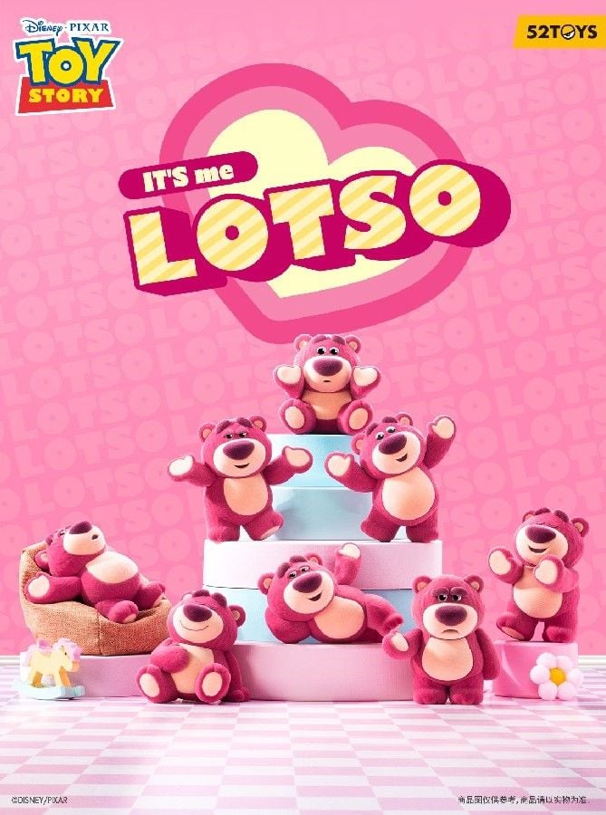 Mô hình đồ chơi Blind box Lotso It's Me Series 1 ( Gấu Dâu ) 52TOYS