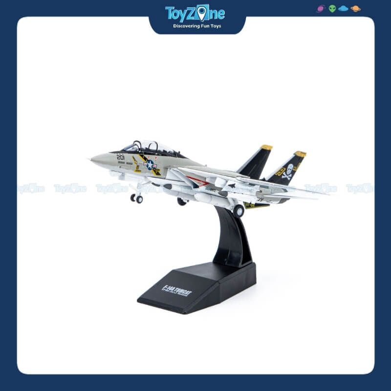 Mô hình máy bay chiến đấu F-14 Tomcat Grumman 1:100 Amer