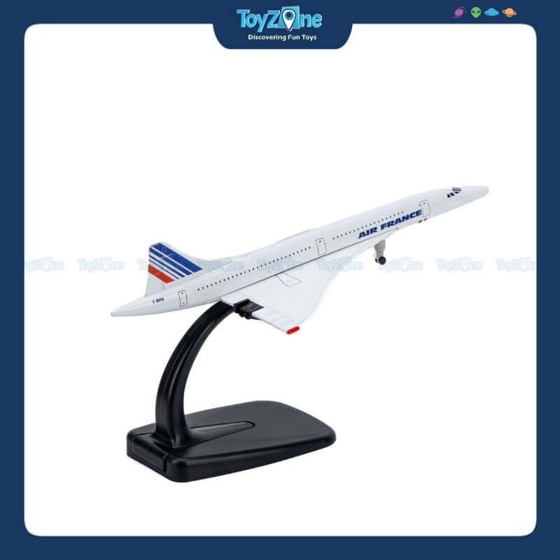 Mô hình máy bay Concorde Air France 20cm Everfly