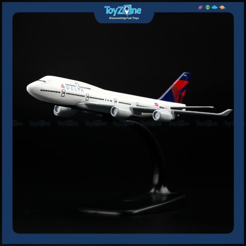 Mô hình máy bay Delta Air Lines Boeing B747 16cm Everfly