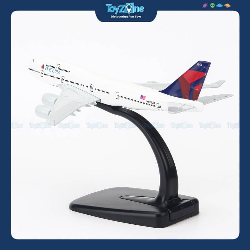 Mô hình máy bay Delta Air Lines Boeing B747 16cm Everfly
