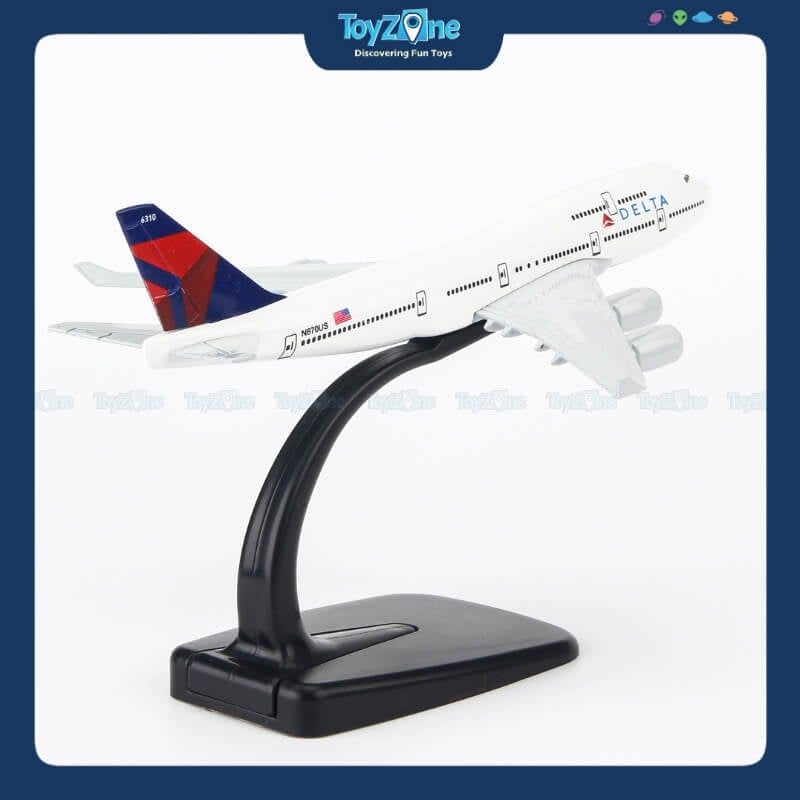 Mô hình máy bay Delta Air Lines Boeing B747 16cm Everfly