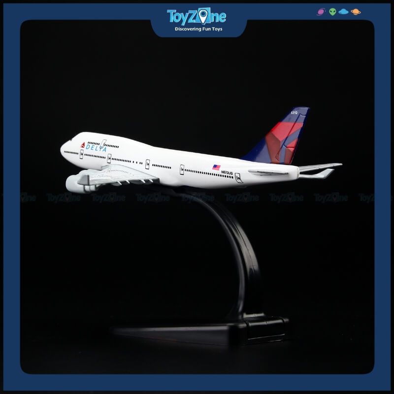 Mô hình máy bay Delta Air Lines Boeing B747 16cm Everfly