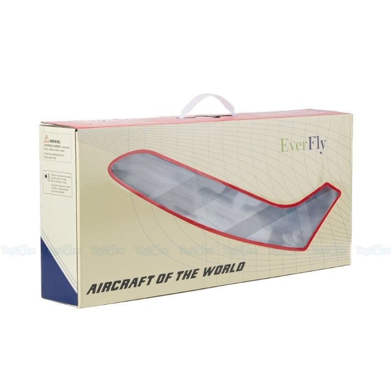 Mô hình máy bay Gulfstream G650ER lắp ráp có đèn 1:75