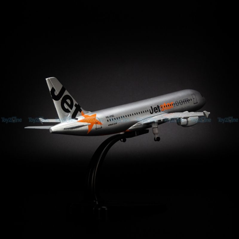Mô hình máy bay Jetstar Airways Airbus A320 20cm Everfly V&G 71