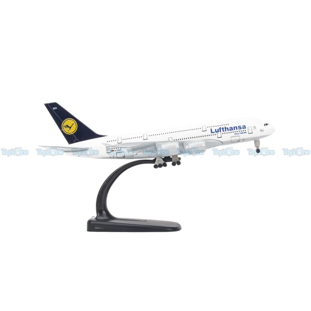 Mô hình máy bay Lufthansa Airbus A380 20cm Everfly
