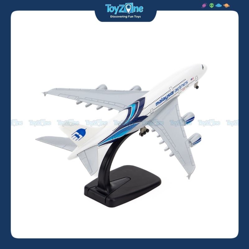 Mô hình máy bay Malaysia Airlines Airbus A380 20cm Everfly