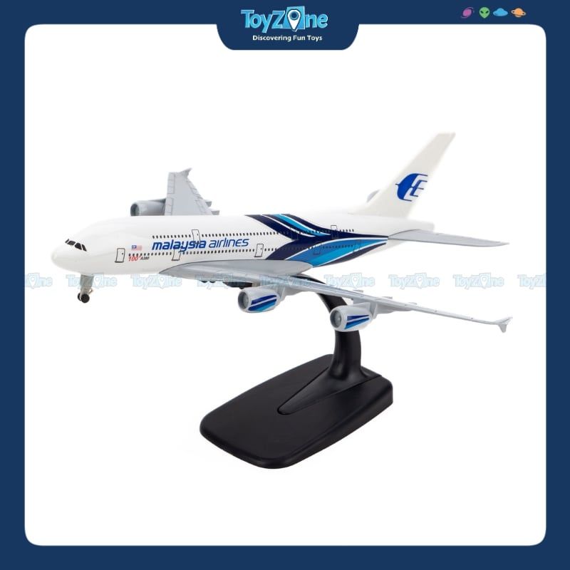 Mô hình máy bay Malaysia Airlines Airbus A380 20cm Everfly