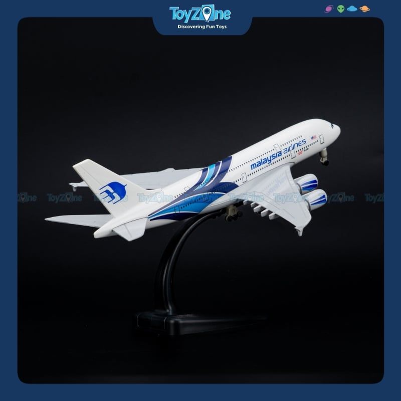 Mô hình máy bay Malaysia Airlines Airbus A380 20cm Everfly