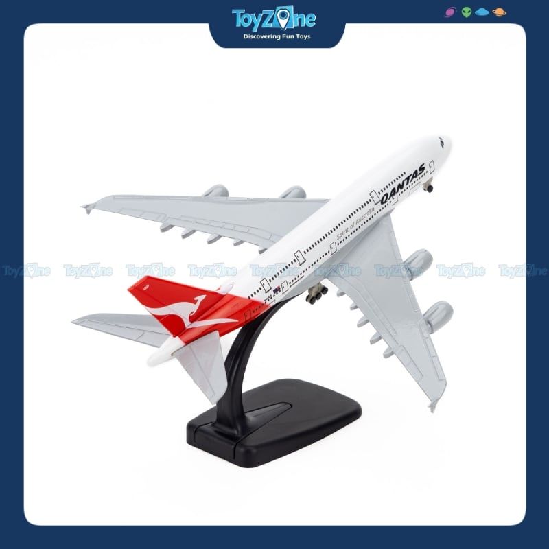 Mô hình máy bay Qantas Airbus A380 20cm Everfly