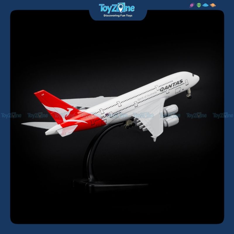 Mô hình máy bay Qantas Airbus A380 20cm Everfly