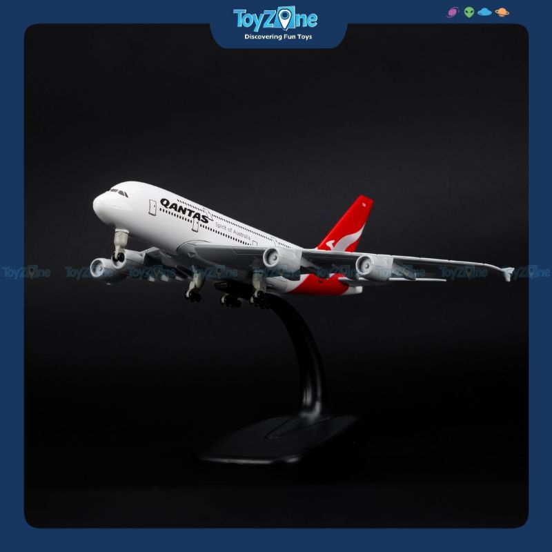 Mô hình máy bay Qantas Airbus A380 20cm Everfly