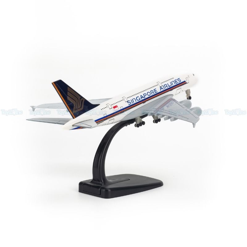 Mô hình máy bay Singapore Airbus A380 20cm Everfly