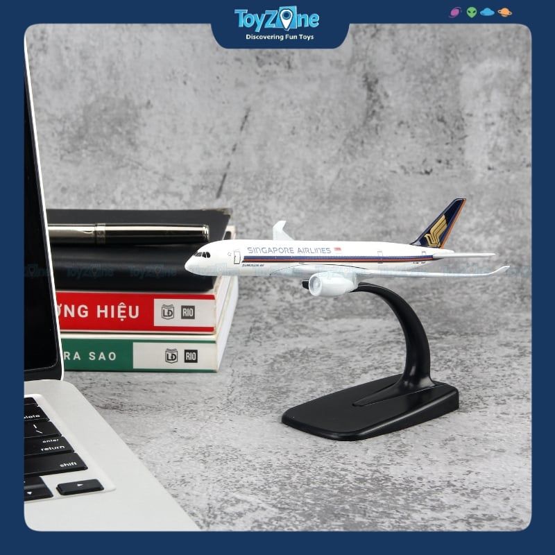 Mô hình máy bay Singapore Airlines 16cm Everfly