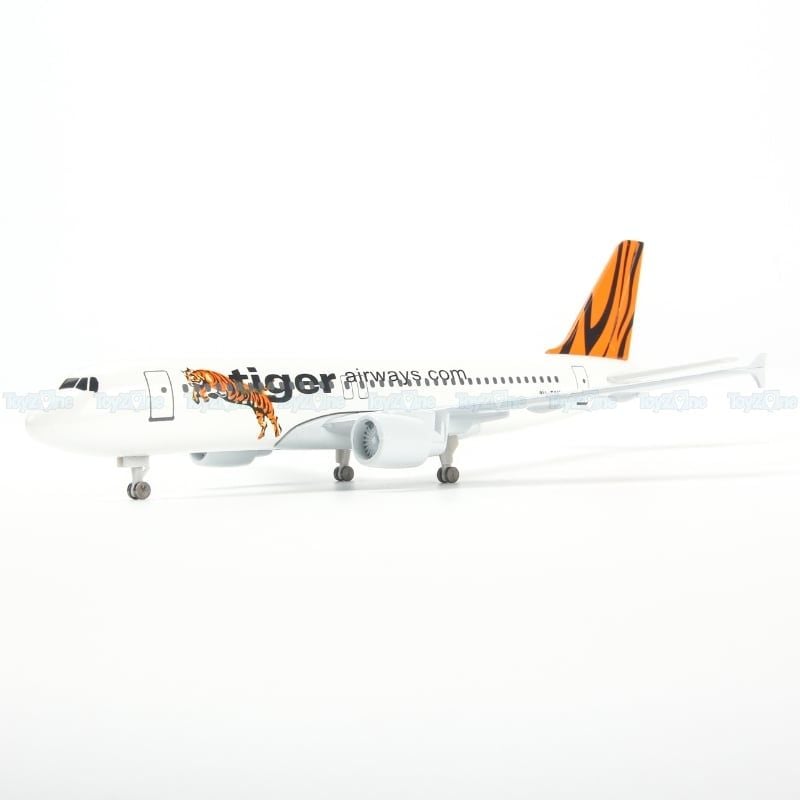 Mô hình máy bay Tiger Air Airbus A320 20cm Everfly V&G 72