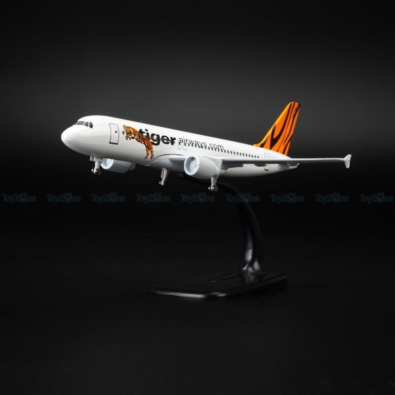 Mô hình máy bay Tiger Air Airbus A320 20cm Everfly V&G 72