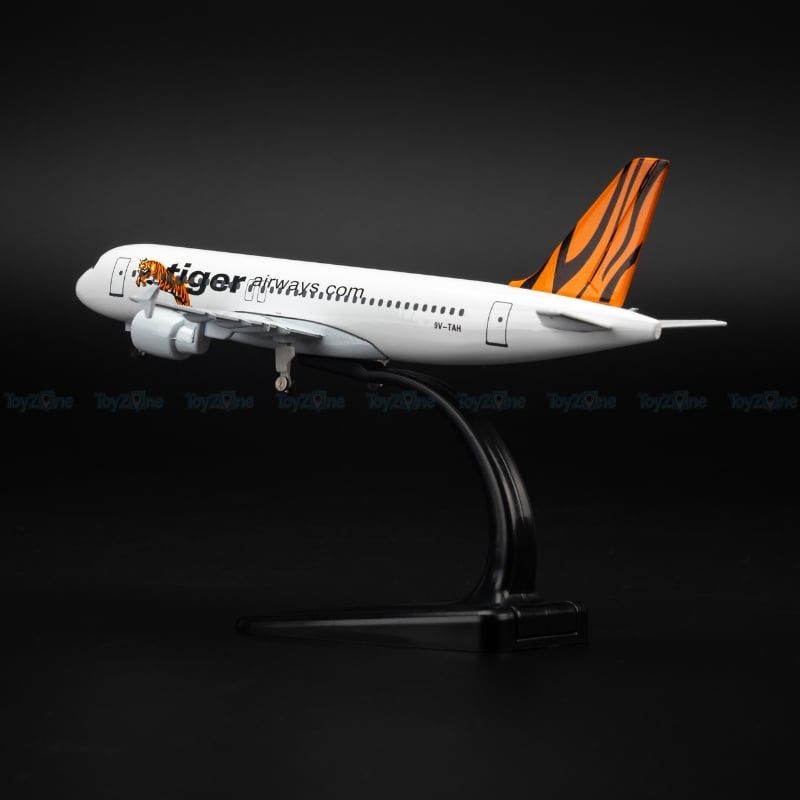 Mô hình máy bay Tiger Air Airbus A320 20cm Everfly V&G 72