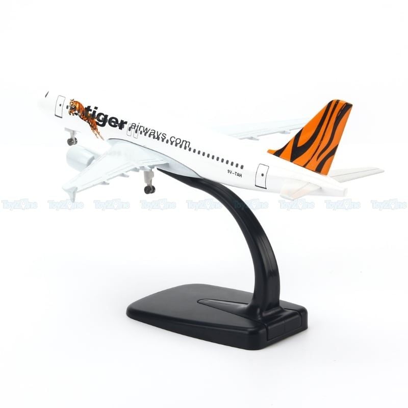Mô hình máy bay Tiger Air Airbus A320 20cm Everfly V&G 72