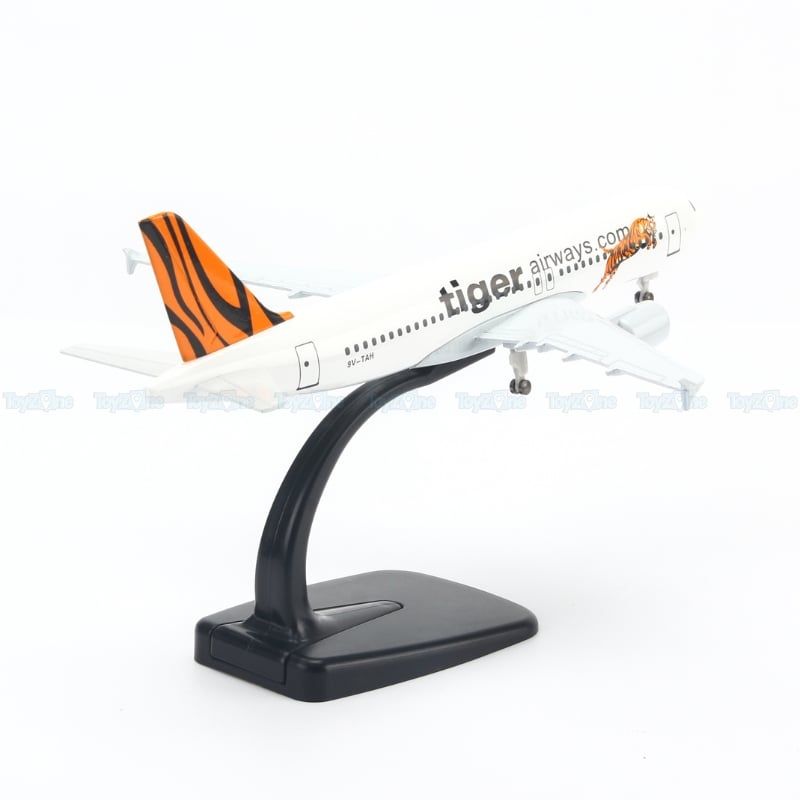 Mô hình máy bay Tiger Air Airbus A320 20cm Everfly V&G 72