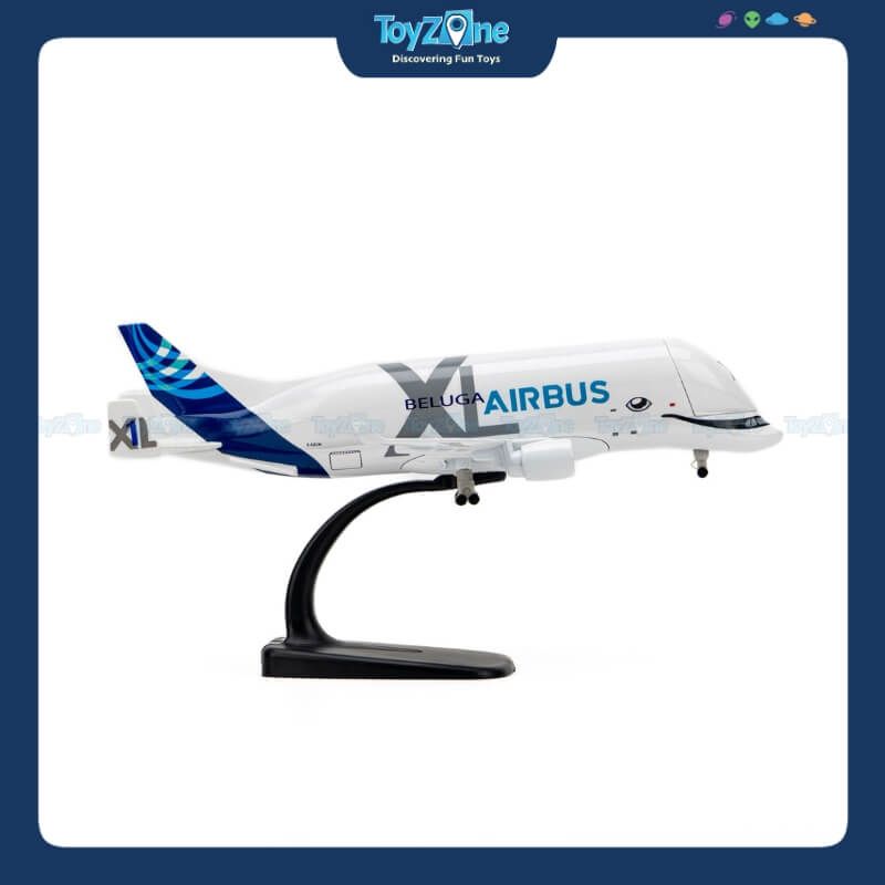 Mô hình máy bay vận tải Airbus Beluga XL A330-743L 20cm Everfly