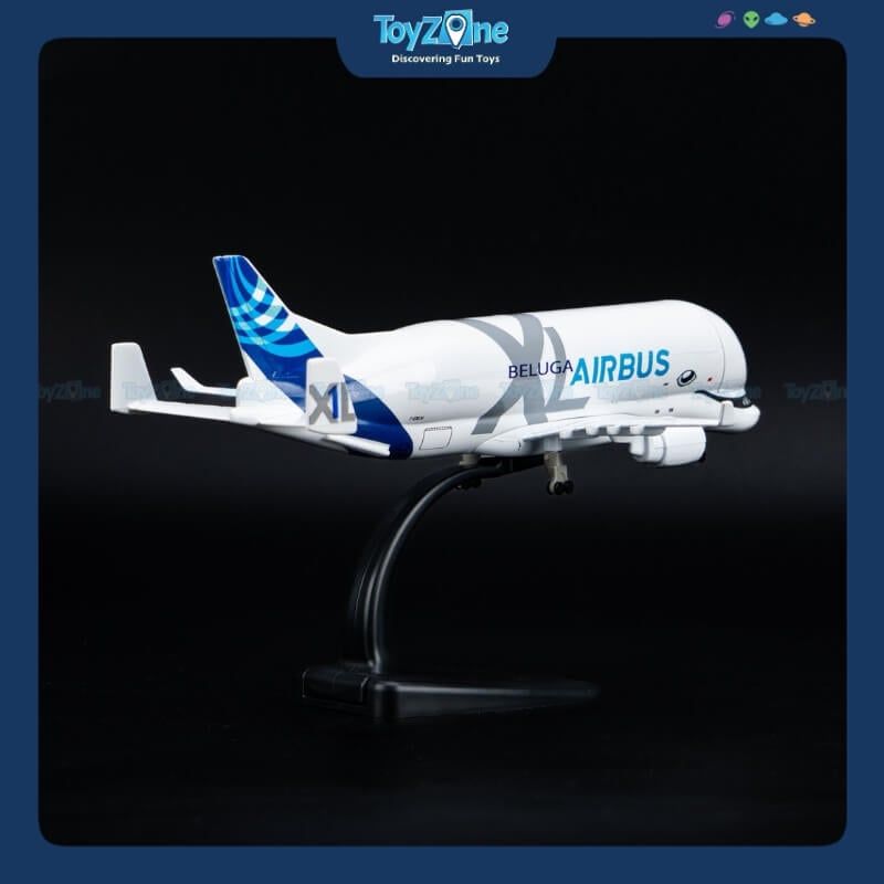 Mô hình máy bay vận tải Airbus Beluga XL A330-743L 20cm Everfly