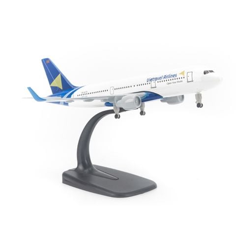 Mô hình máy bay Vietravel Airbus A321 20cm Everfly