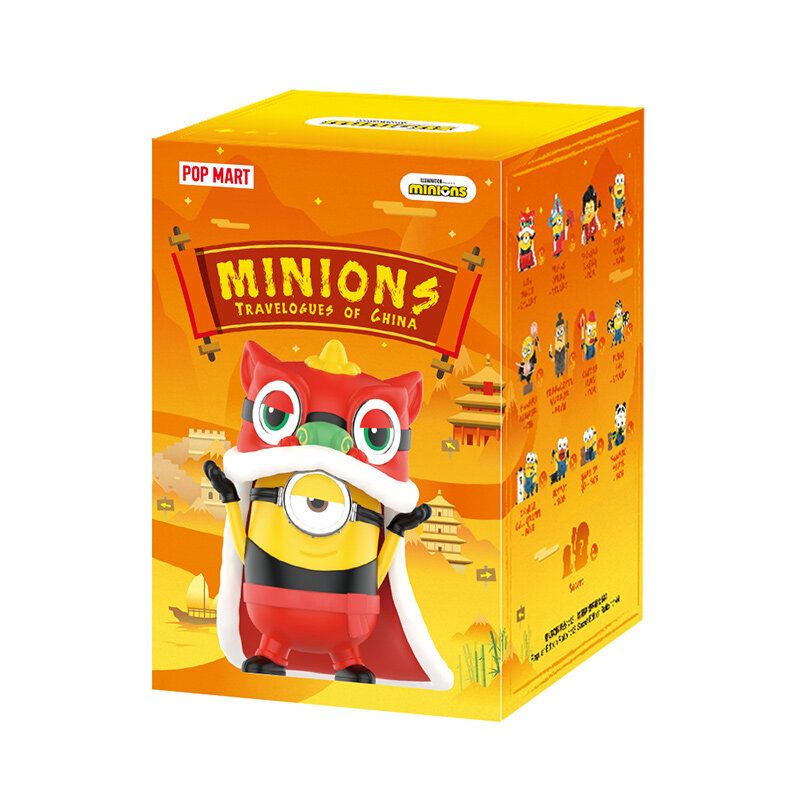 Mô hình đồ chơi Blind box Minions Travelogues Of Chinese (Chuyến Du Lịch Trung Hoa Của Minions) POP MART