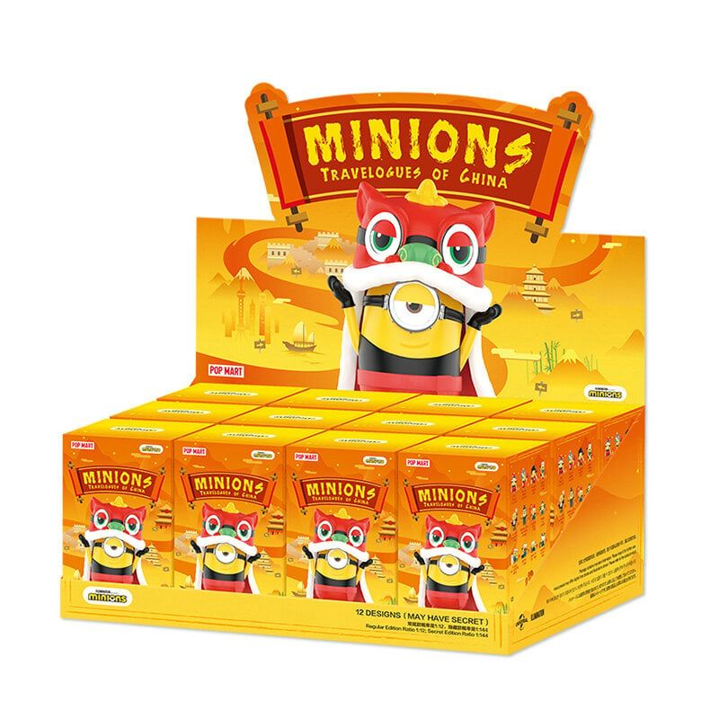 Mô hình đồ chơi Blind box Minions Travelogues Of Chinese (Chuyến Du Lịch Trung Hoa Của Minions) POP MART