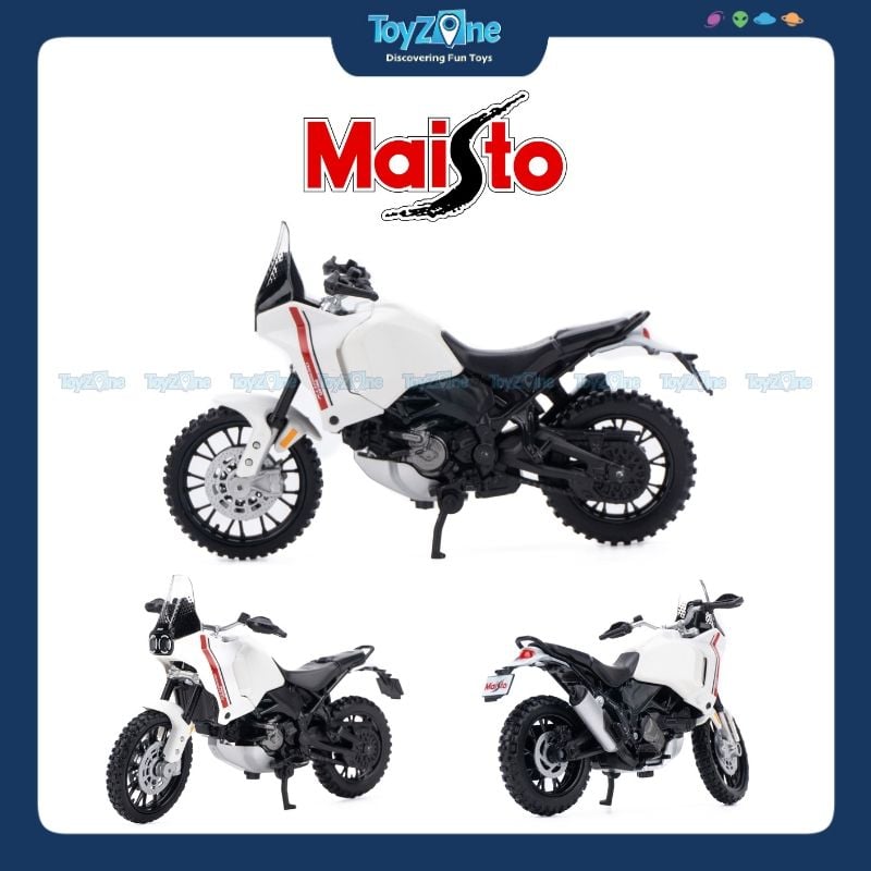 Mô hình mô tô Ducati DesertX 1:18 MAISTO
