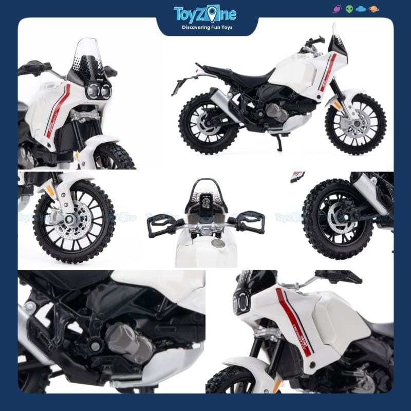 Mô hình mô tô Ducati DesertX 1:18 MAISTO