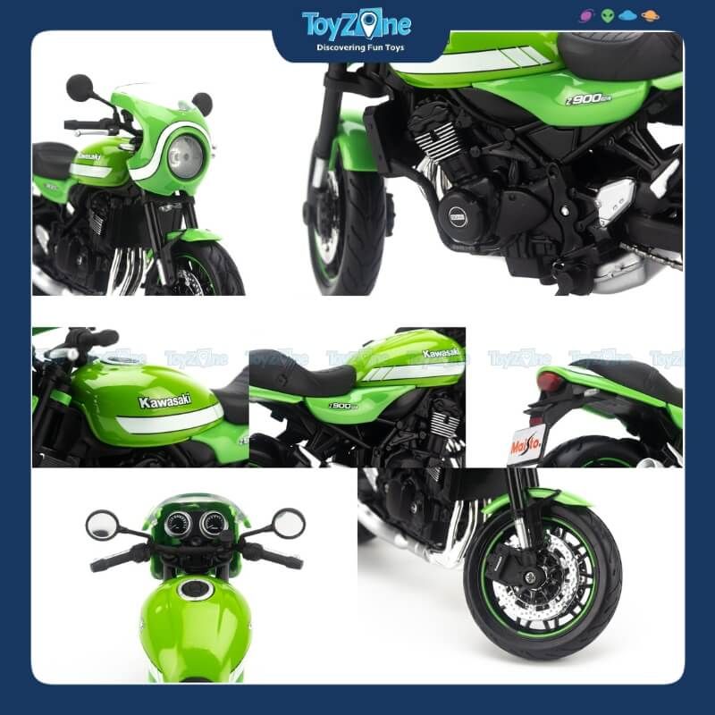 Mô hình mô tô Kawasaki Z900RS Cafe 1:12 Maisto