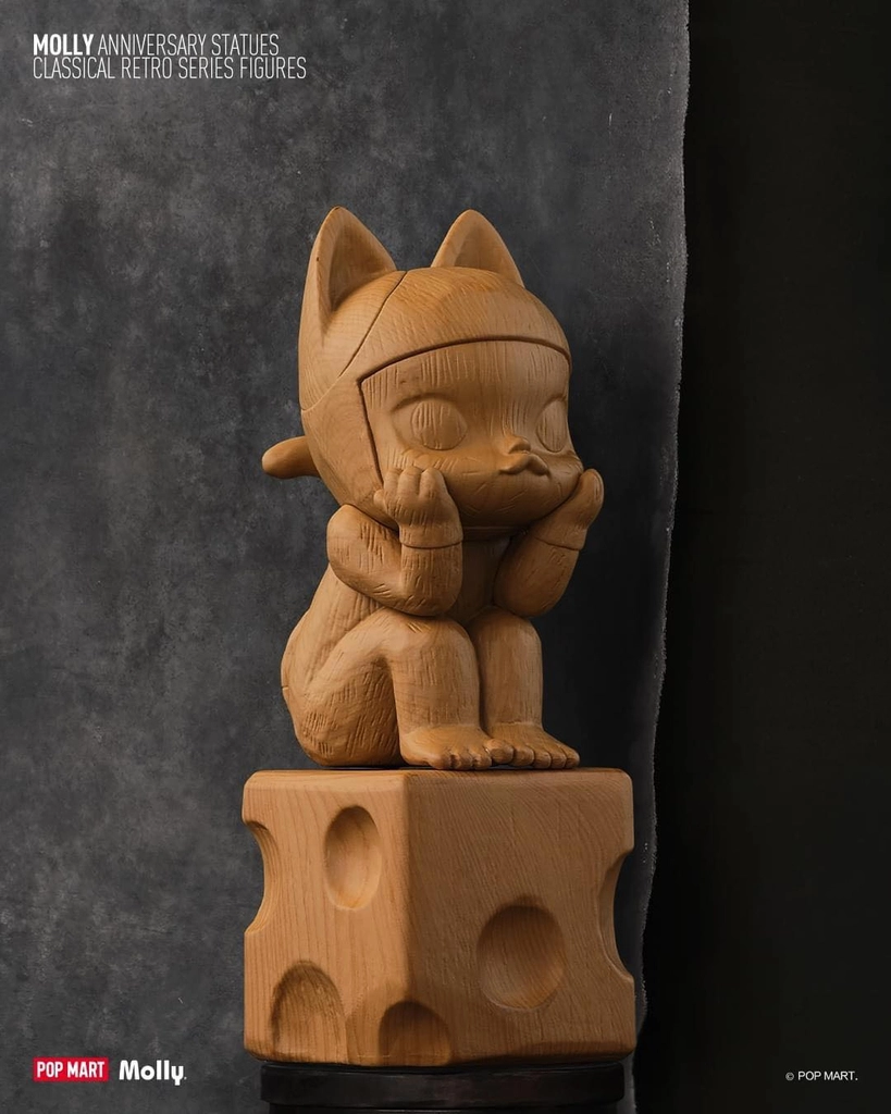 Mô hình đồ chơi Blind box Molly Anniversary Statues Classical Retro (Tượng Kỷ Niệm Cổ Điển) POP MART