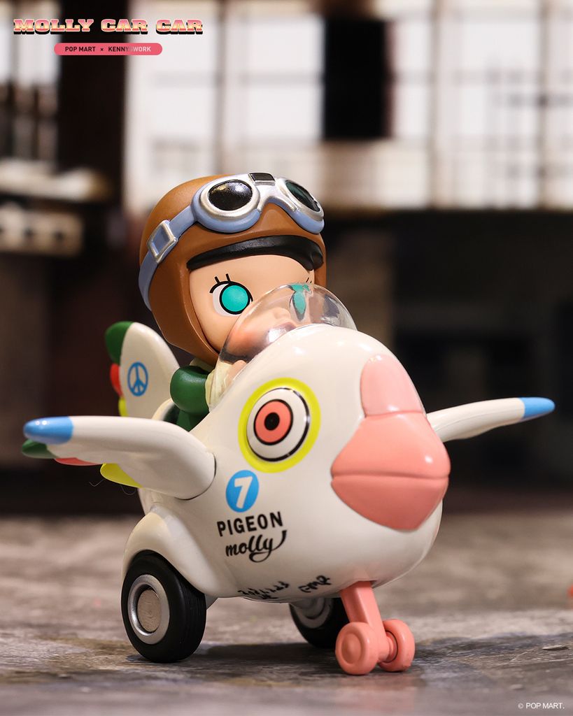Mô hình đồ chơi Blind box Molly Car Car Series POP MART