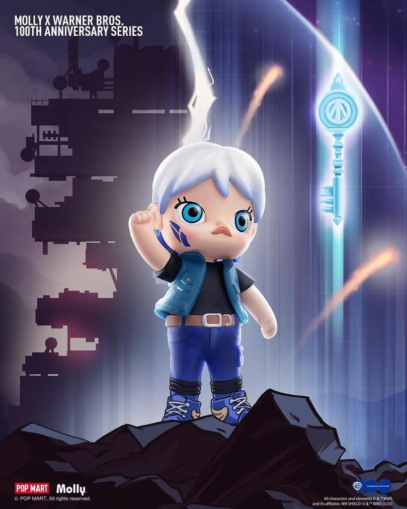 Mô hình đồ chơi Blind box Molly x Warner Bros.100th Anniversary Series (Phiên Bản Kỷ Niệm 100 Năm Warner Bros) POP MART