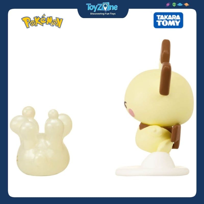 Mô hình Pokemon Pokepeace Doll Balloon Pichu & Milcery TAKARA TOMY