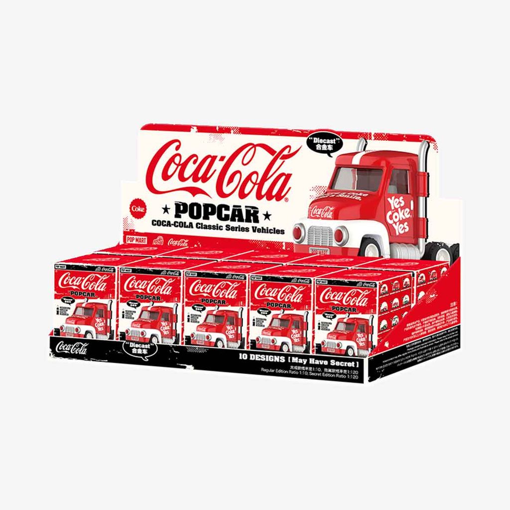 Mô hình đồ chơi Blind box Popcar CocaCola Classic Vehicles POP MART