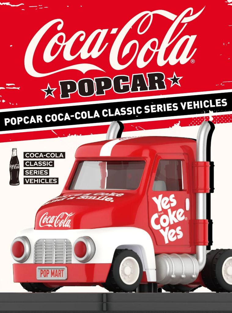 Mô hình đồ chơi Blind box Popcar CocaCola Classic Vehicles POP MART