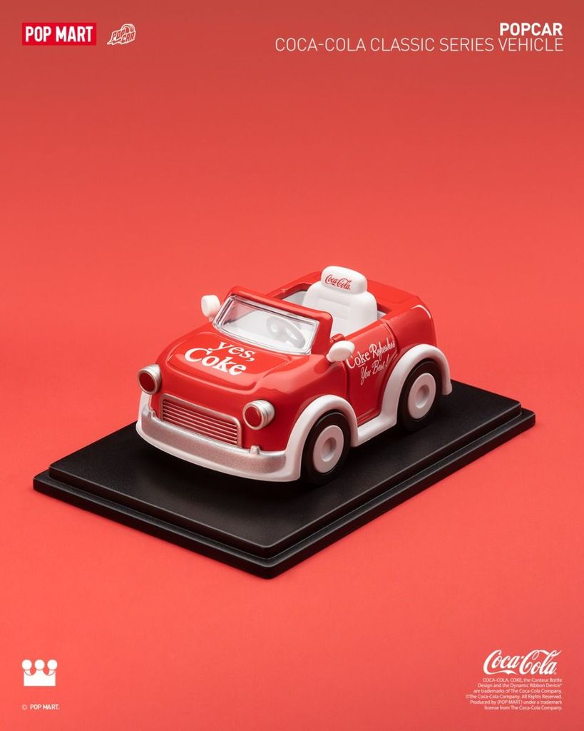Mô hình đồ chơi Blind box Popcar CocaCola Classic Vehicles POP MART