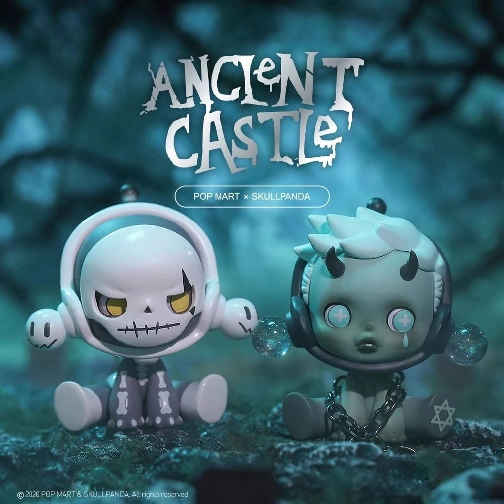 Mô hình đồ chơi Blind box Skull Panda Ancient Castle Series ( Lâu Đài Cổ ) POP MART