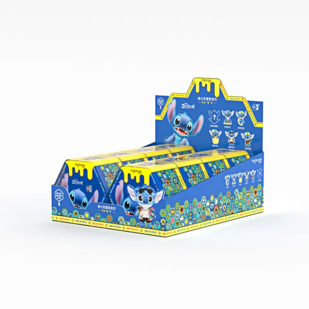 Mô hình đồ chơi Blind box Disney Stitch - Pendant (Móc Khóa Stitch) POTDEMIEL