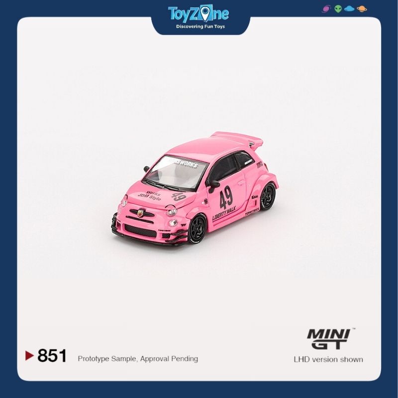 Mô hình xe ABARTH 595 1:64 MiniGT