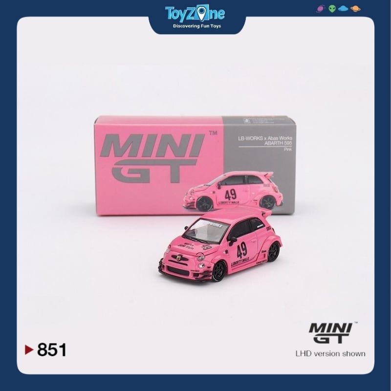 Mô hình xe ABARTH 595 1:64 MiniGT