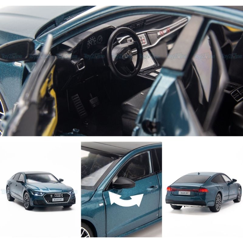 Mô hình xe Audi A7 1:24 Jinlifang