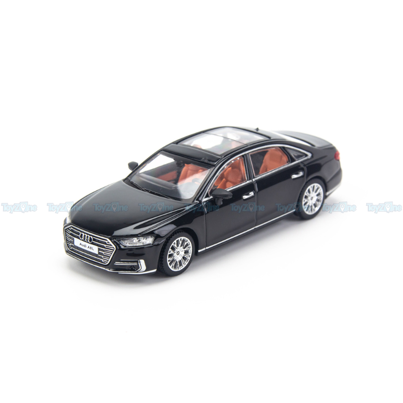 Mô hình xe Audi A8L 2021 1:64 JKM - Black