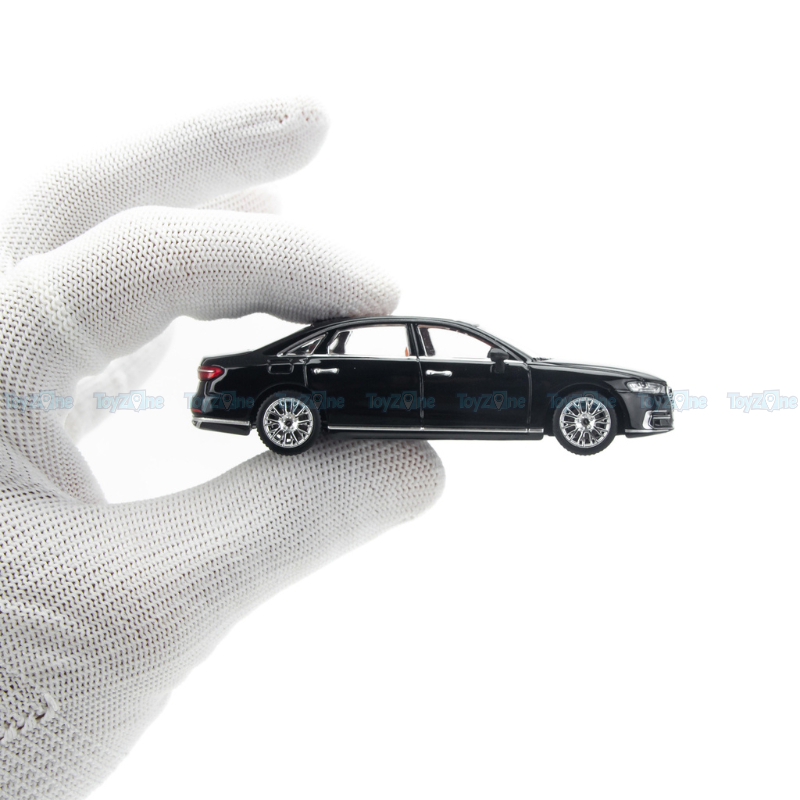 Mô hình xe Audi A8L 2021 1:64 JKM - Black