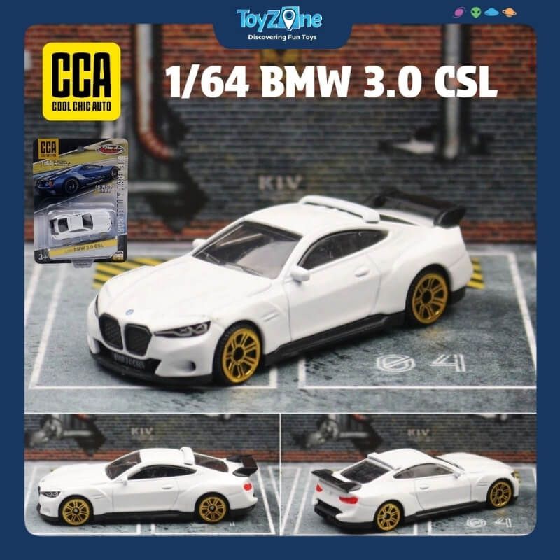 Mô hình xe BMW 3.0 CSL 1:64 CCA
